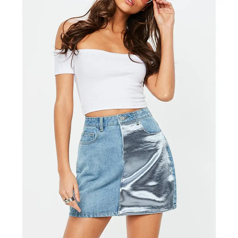 fashion super mini tight jean skirt
