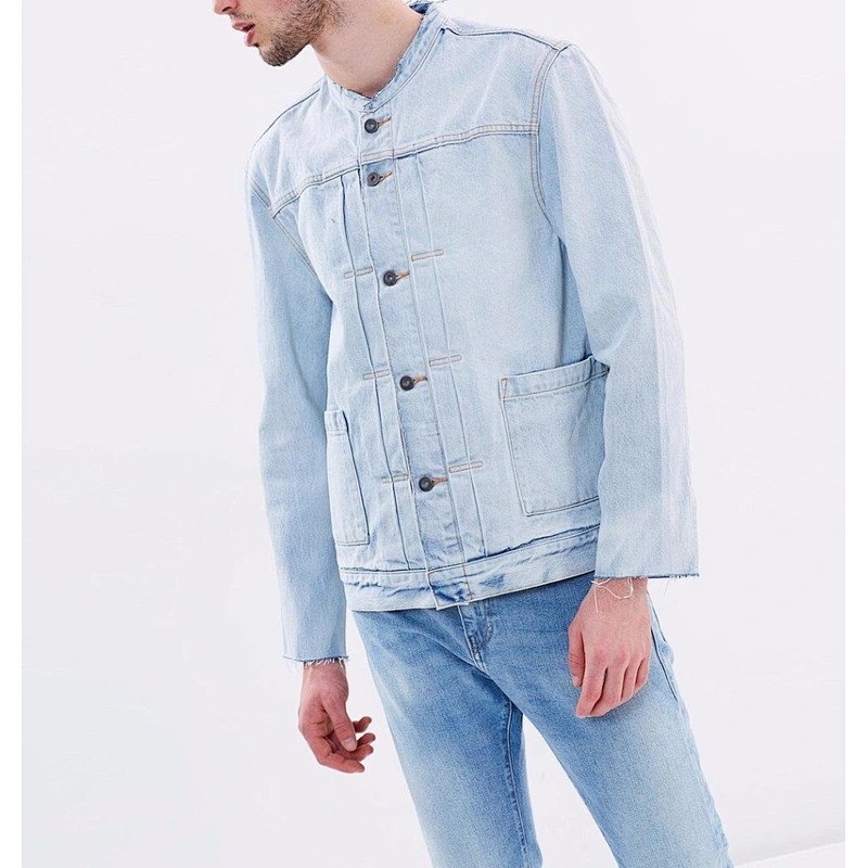 new style boys plus size jean wholesale denim jacket