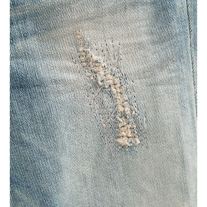Spring New Fashion Children Boys Ripped Distress Kids Jeans Pant