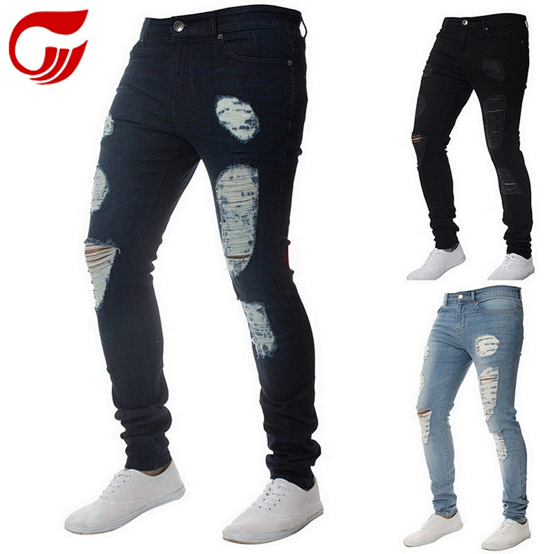 new fashion jean man brand black jeans pants