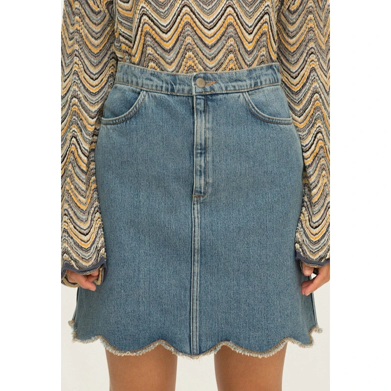 wholesale factory dress cotton fabric jeans short skirt