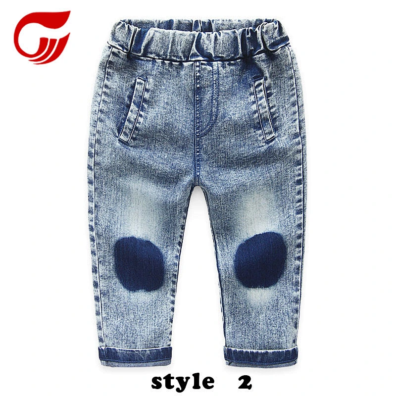 Casual Loose Straight Denim kid boy unisex jeans trouser