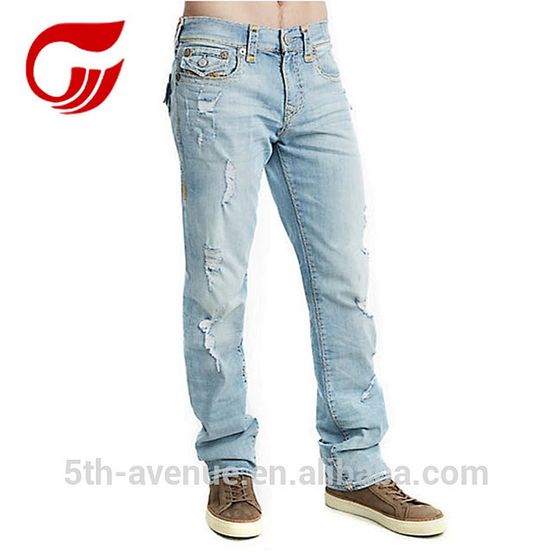 men rock revival damaged jeans for men wearing tight jeans
