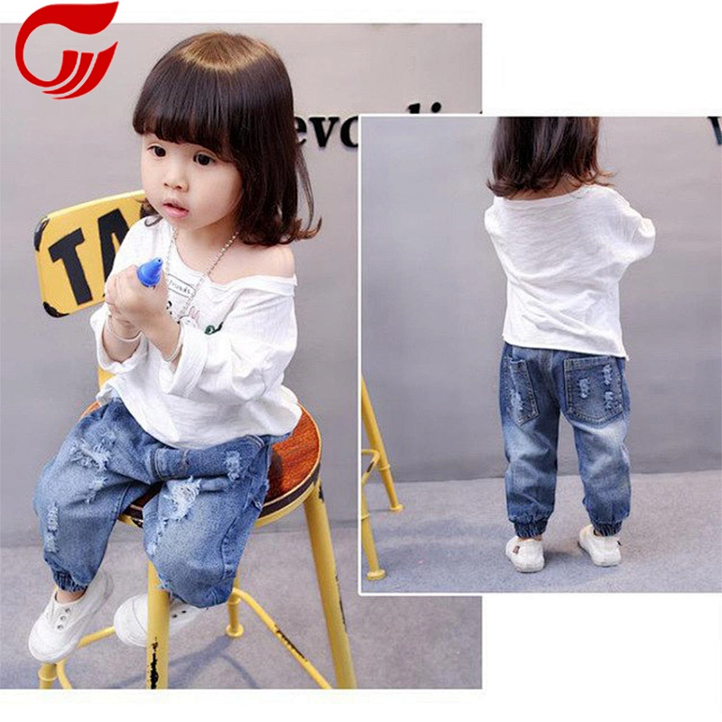 Hot-sale new style soft and comfortable cute 5 year kids jeans