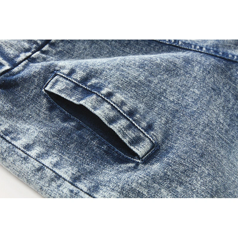 Casual Loose Straight Denim kid boy unisex jeans trouser