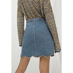 wholesale factory dress cotton fabric jeans short skirt