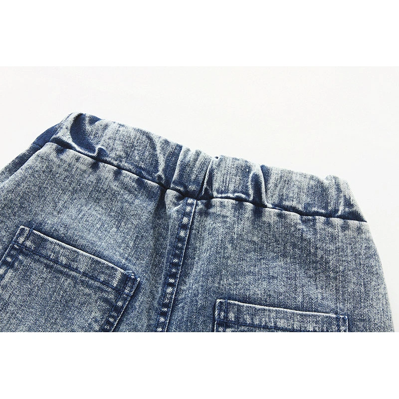 Casual Loose Straight Denim kid boy unisex jeans trouser