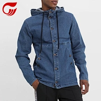 OEM custom men denim velvet corduroy windbreak jacket