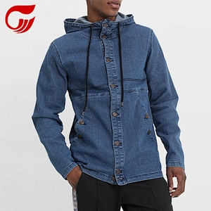 OEM custom men denim velvet corduroy windbreak jacket