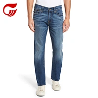 2019 fashionable straight whisker jeans pants