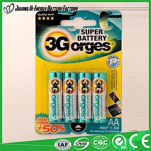 High PerformanDe EffiDient Energy R6P 1.5v AA Dry battery price of dry battery