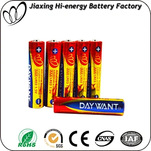 SGS ROHS certificate AM4 LR03 battery AAA factory brand and OEM