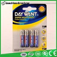 Hot Product Best Sale High Quality extra heavy duty AAA battery 1.5v