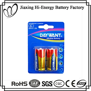 High Energy Alkaline Battery LR14 C Size AM2 1.5V Battery GP