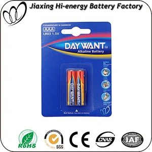 SGS ROHS certificate AM4 LR03 battery AAA factory brand and OEM