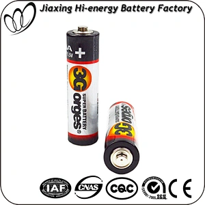 High capacity pvc jacket size AA 1.5V r6p battery