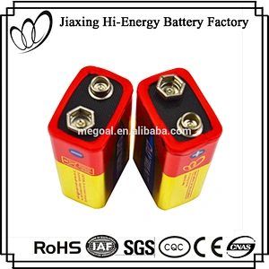 High Performance Alkaline 9V 6LR61 Battery For Toy Car