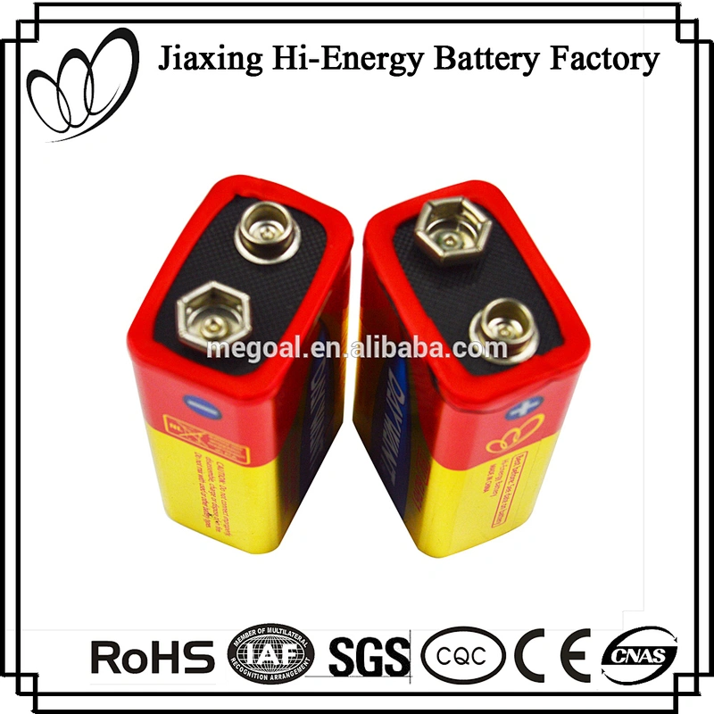 High Performance Alkaline 9V 6LR61 Battery For Toy Car