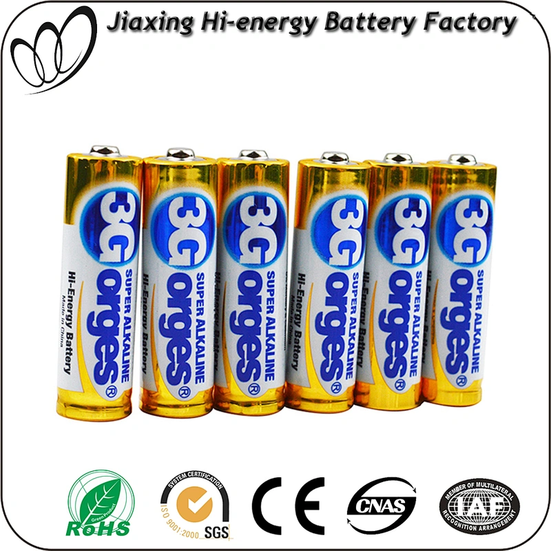Quality certification with 1.5v lr6 alkaline battery for sale