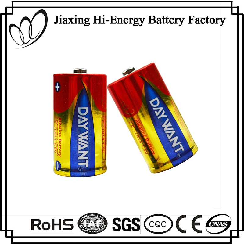 High Energy Alkaline Battery LR14 C Size AM2 1.5V Battery GP