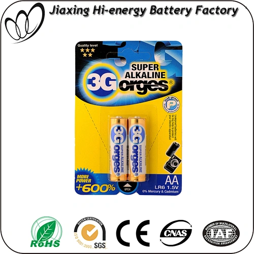 Quality certification with 1.5v lr6 alkaline battery for sale