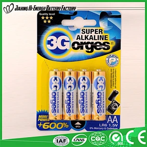 Pro-Environment Low Price China Manufacturer Dry Battery 1.5V Lr6 Aa Battery 1.5v r14 battery