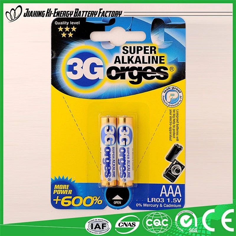 Energy Pro-Environment Low Price Dry Battery Alkaline AAA 1.5V Dry Cell Battery