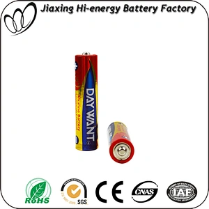 SGS ROHS certificate AM4 LR03 battery AAA factory brand and OEM