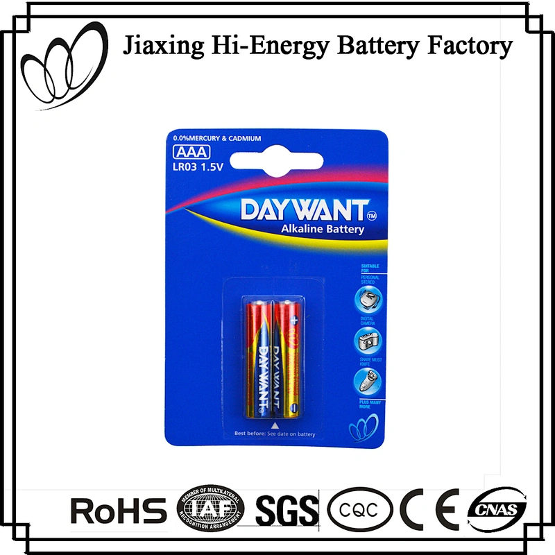 Cheap AAA Aluminum Foil Jacket LR03 AM4 Alkaline Dry Battery
