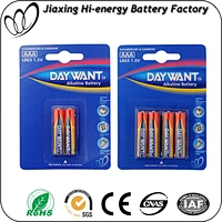 SGS ROHS certificate AM4 LR03 battery AAA factory brand and OEM