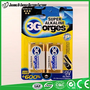 Fashion Designer Made In China Dry Battery Backup Battery 9V