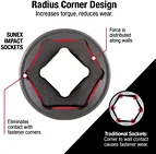 drive metric deep socket