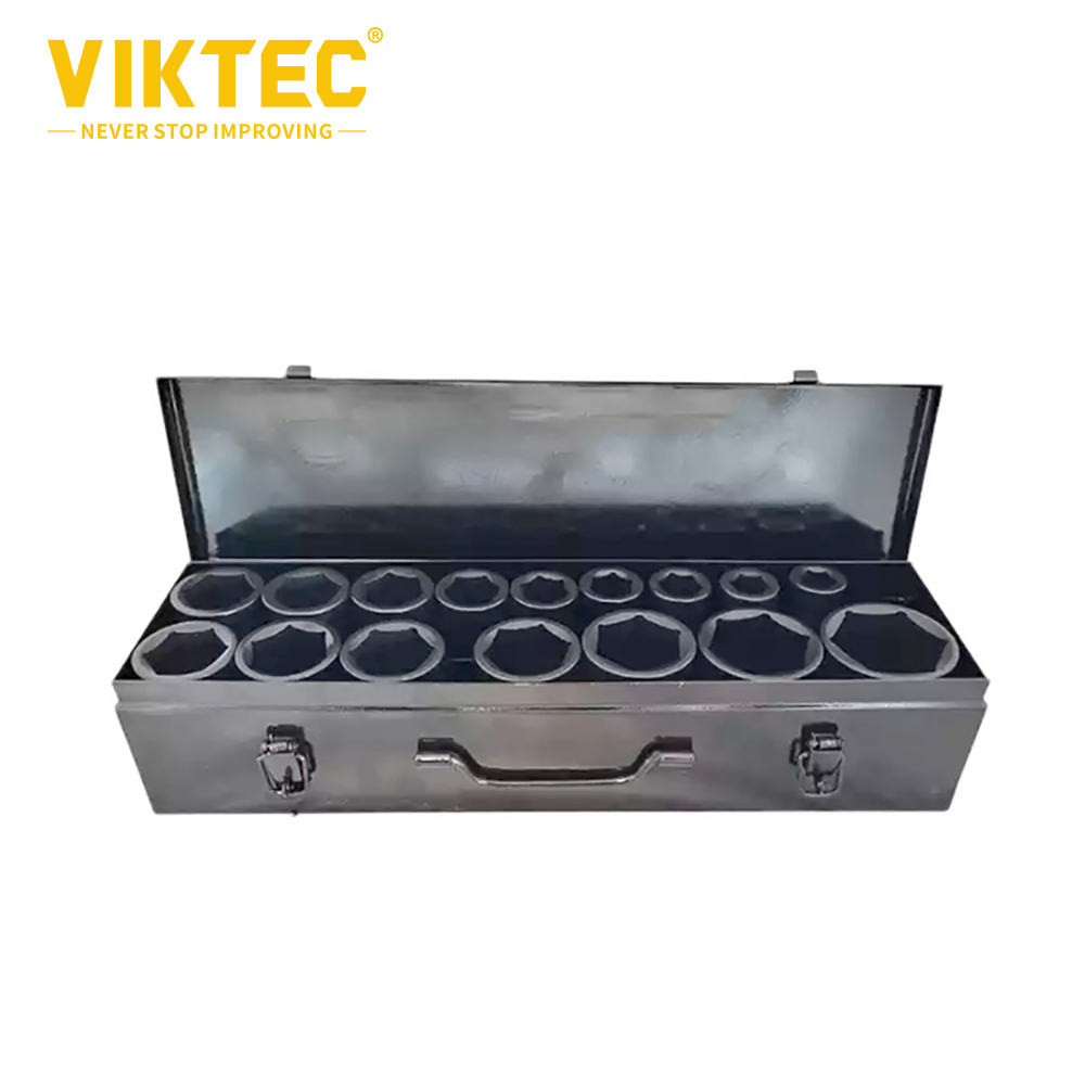 VIKTEC 16PC 3/4 Inch Drive Impact Deep Socket Set