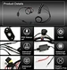 Aurora colorful light waterproof led rgb light mini led light rgb off road led rock lights
