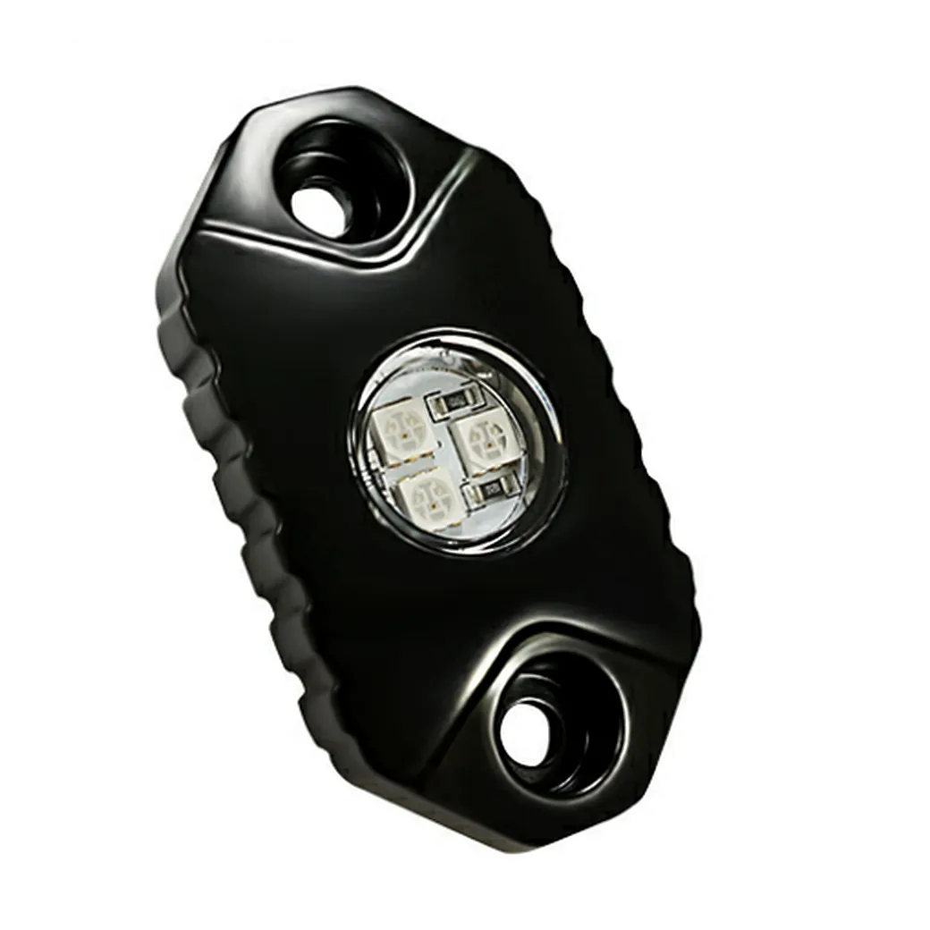2022 New design  2inch  led rock light five color RGB  LED pod light  wholesale