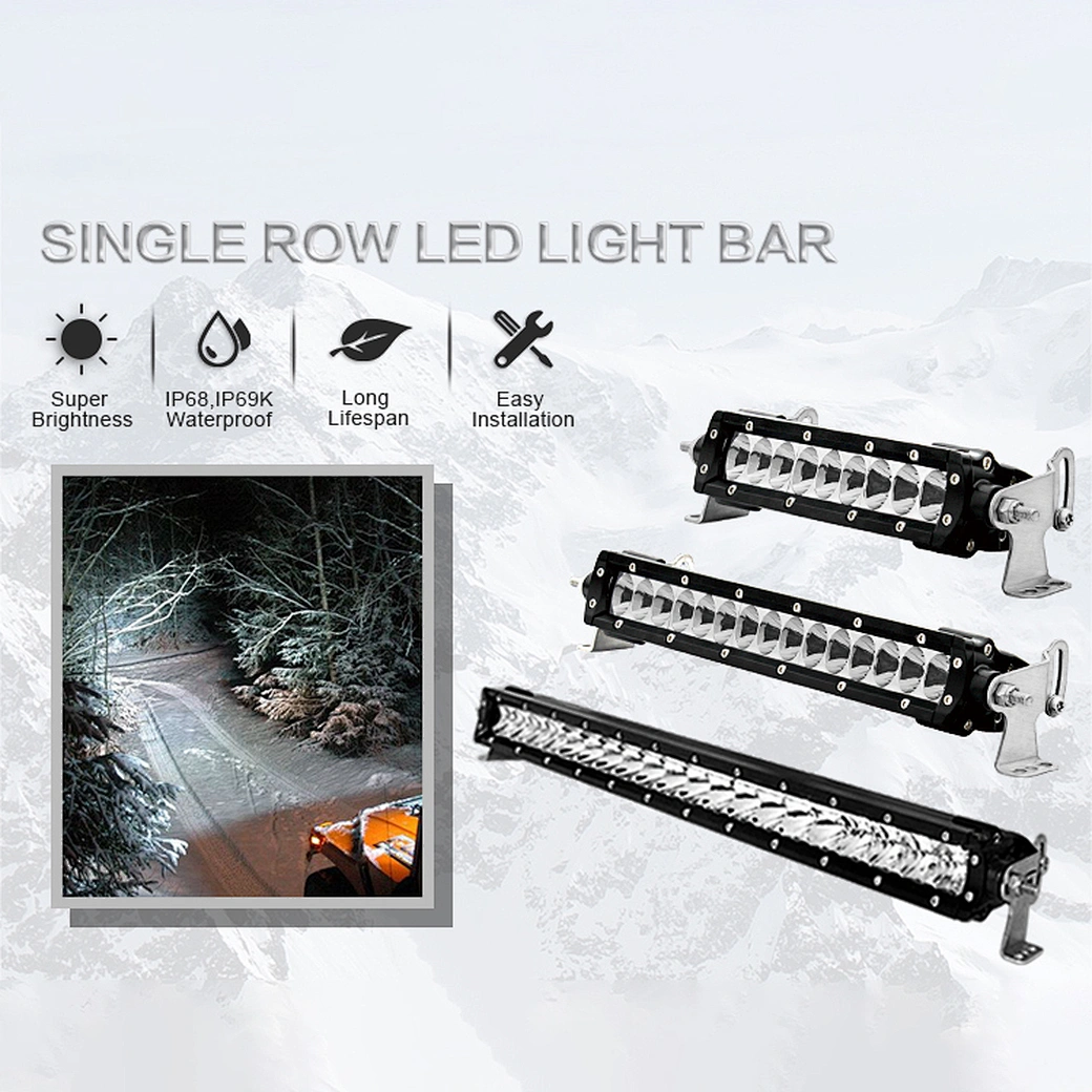 AURORA IP68 IP69K 30 inch single row 4x4 led driving light bar