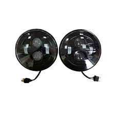 Aurora 汽车 7 英寸 12v 圆形 LED 雾灯前投影仪头灯适用于吉普牧马人越野