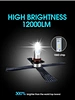 DC 12V ~ 24V LED灯h4全在一c6 LED 头灯 h4 大功率 LED 头灯 h4