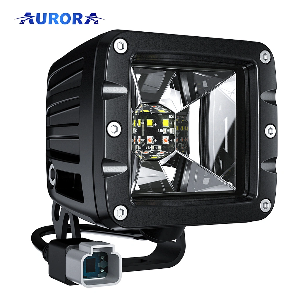 Aurora Dual Color Super Cool Amber Led  Mining Lamp Work Light for Agricultural 