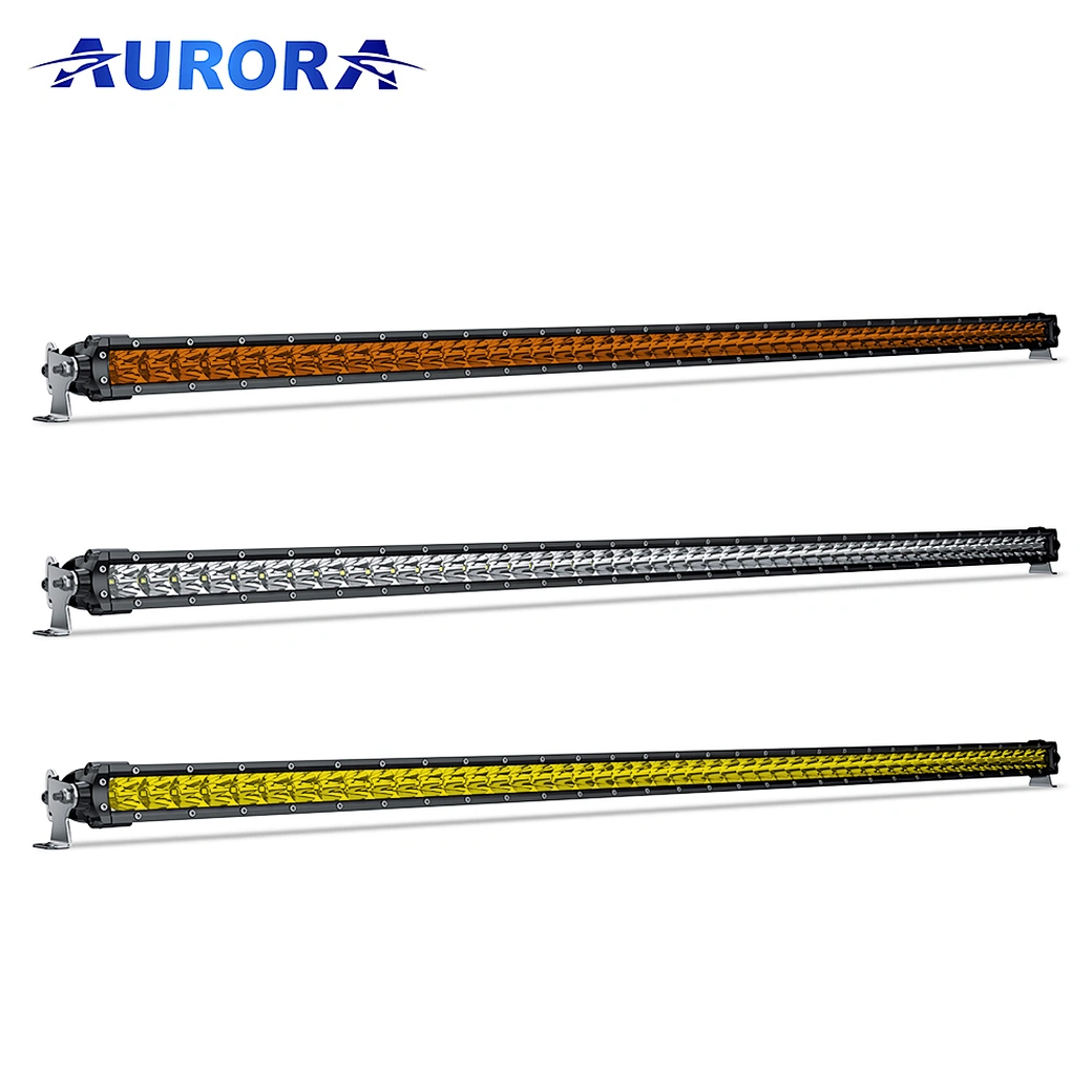 SEMA manufacturer Aurora 50inch offroad slim led light bar approved by ECE,EMC a