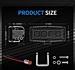 single row pod work light