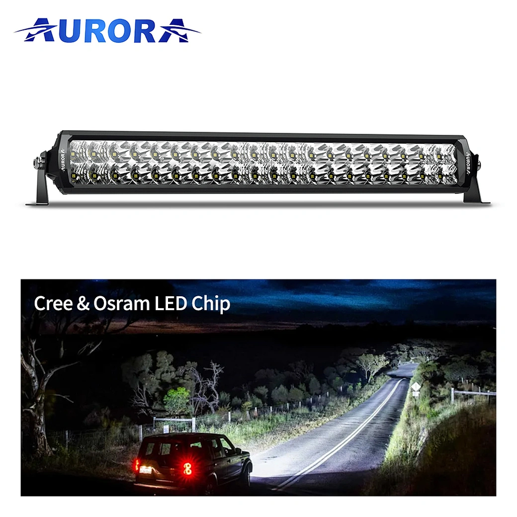Aurora screwless 20" double row led offroad light bar