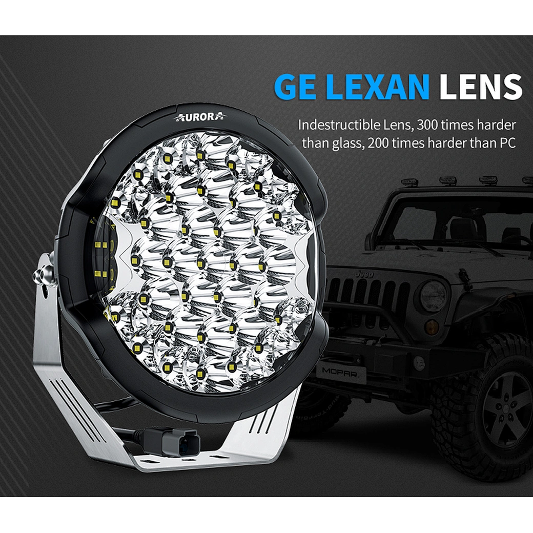 Aurora 9inch side shooter led round light