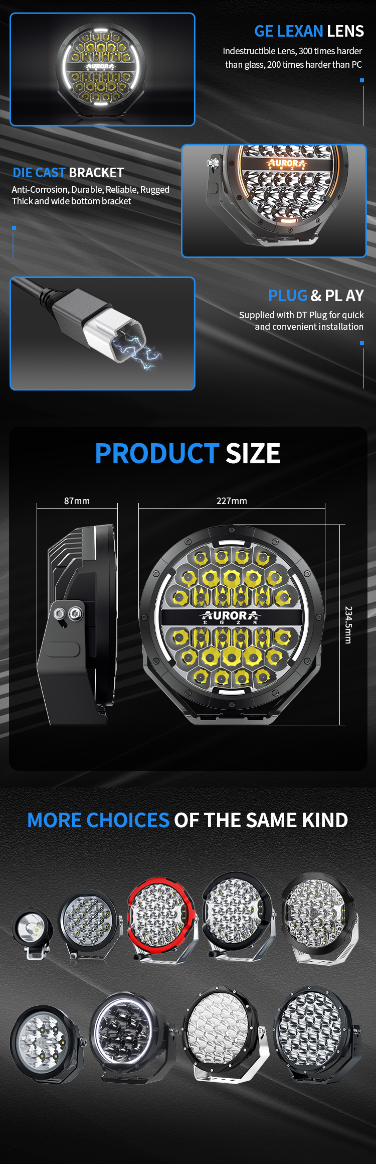 led driving light led driving lights 9 inch round driving light