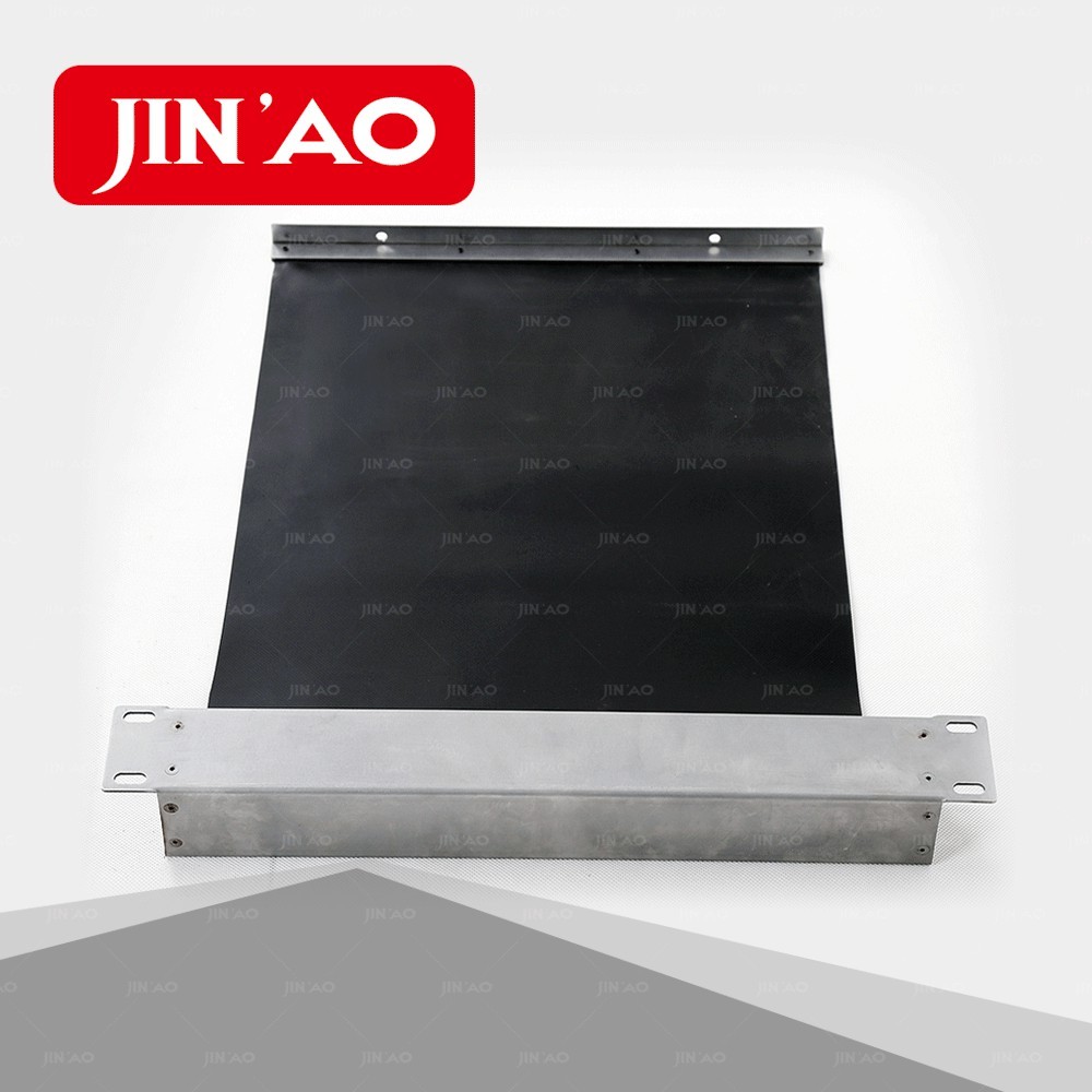 flexible PVC cloth retractable roll up cover rolling curtain bellows for cnc machine