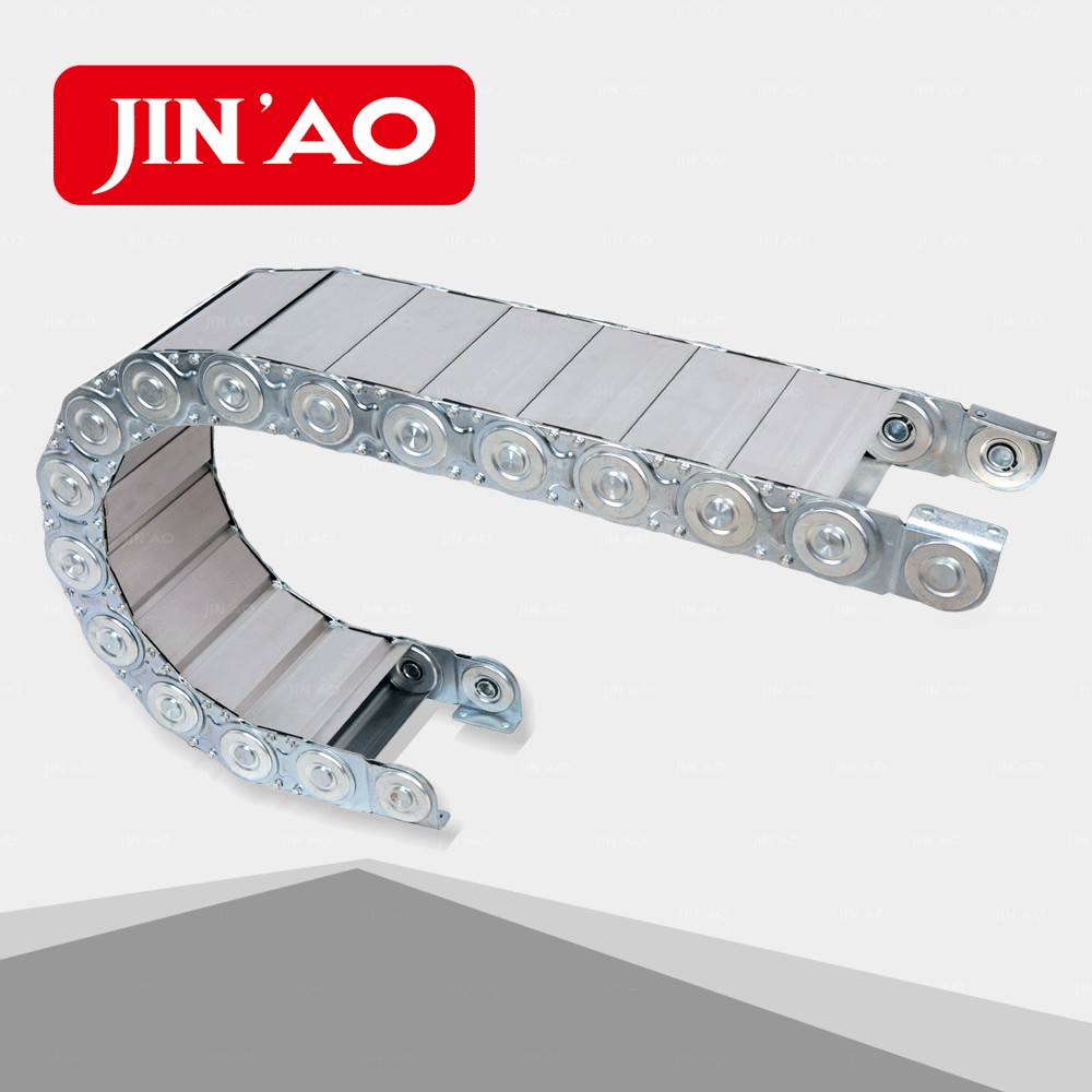 Tl steel cable open on both side carrier steel drag energy chain