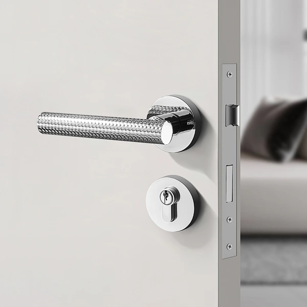 Zinc Alloy Door Handle For Wooden Door