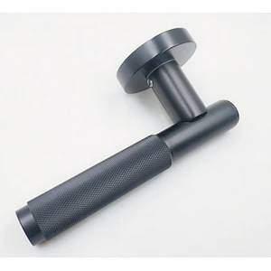 Popular Black  Knurled lever handle door locks