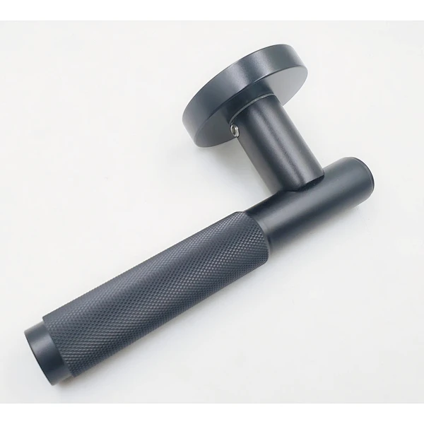 Popular Black  Knurled lever handle door locks
