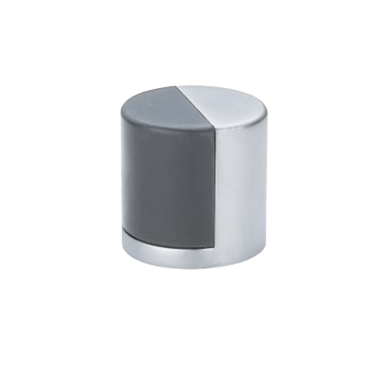 High Quality Square Zinc Alloy Heavy Duty Door Stop Rubber Magnetic Door Stopper D3859 SN